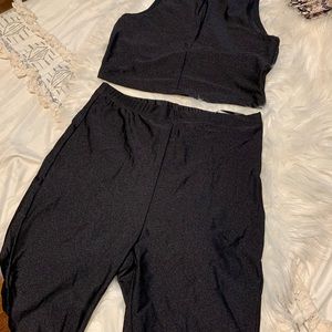 New exercise set black